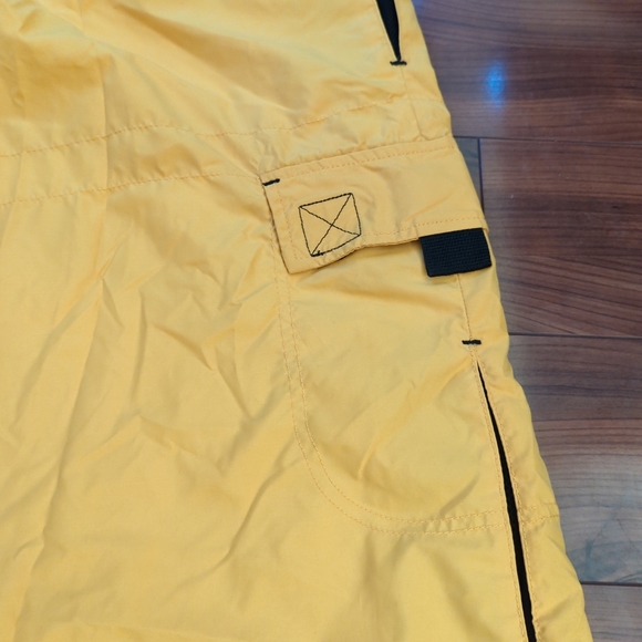 VTG 90's MacGear Baggy Wide Leg Skate Rave Pants 34x32 Cargo Yellow Punk Y2K - Picture 4 of 13